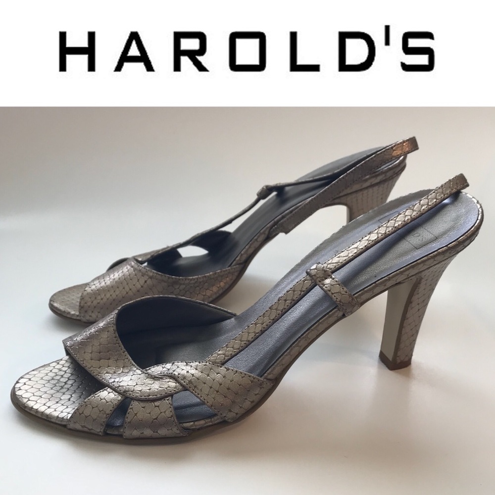 Harold’s silver heels
